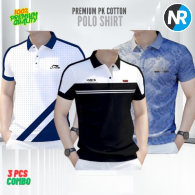 3 PCS COMBO OFFER!Exclusive Design PK Polo Shirt