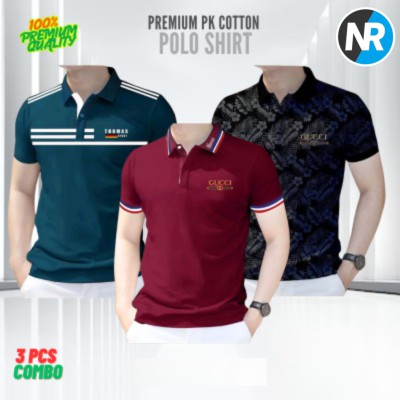 3 PCS COMBO OFFER!Exclusive Design PK Polo Shirt
