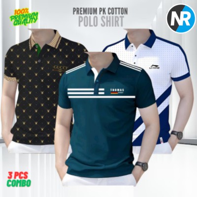 3 PCS COMBO OFFER!Exclusive Design PK Polo Shirt