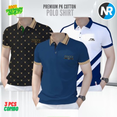 3 PCS COMBO OFFER!Exclusive Design PK Polo Shirt