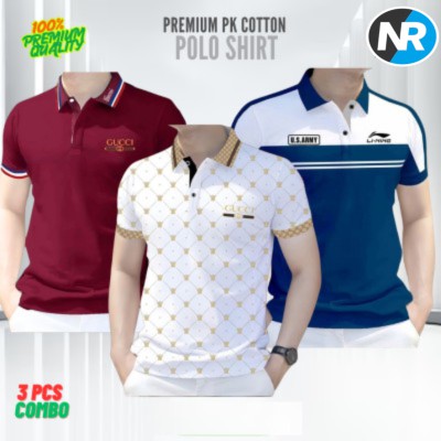 3 PCS COMBO OFFER!Exclusive Design PK Polo Shirt