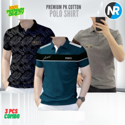 3 PCS COMBO OFFER!Exclusive Design PK Polo Shirt