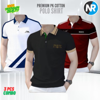 3 PCS COMBO OFFER!Exclusive Design PK Polo Shirt