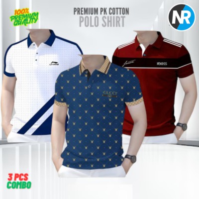 3 PCS COMBO OFFER!Exclusive Design PK Polo Shirt