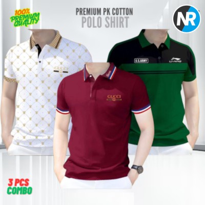 3 PCS COMBO OFFER!Exclusive Design PK Polo Shirt