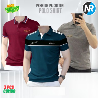 3 PCS COMBO OFFER!Exclusive Design PK Polo Shirt