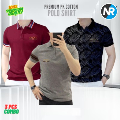 3 PCS COMBO OFFER!Exclusive Design PK Polo Shirt