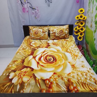 Premium 3D Waterproof Bedsheet Set