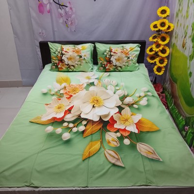 Premium 3D Waterproof Bedsheet Set